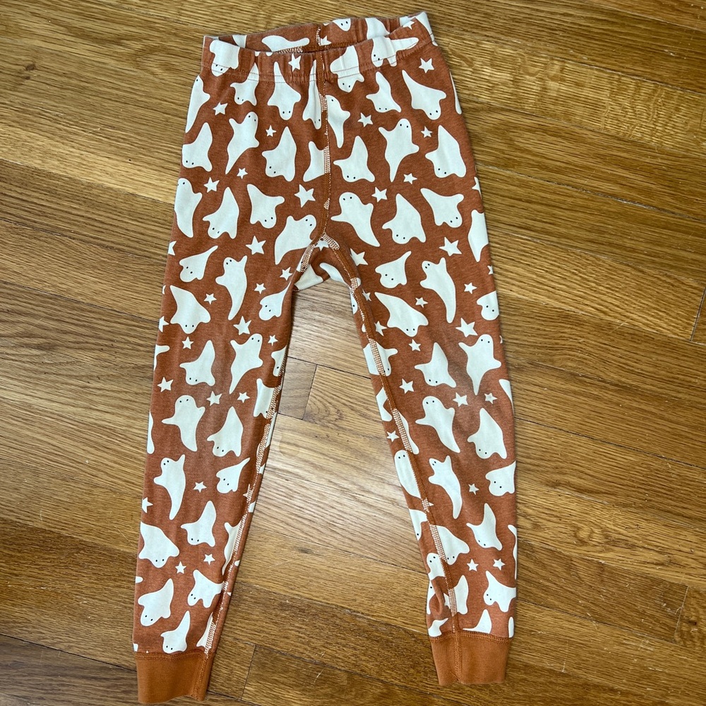 🎃 Hanna Andersson Halloween Ghost Pajamas Set Organic Cotton Kids Size 5 - Picture 5 of 5